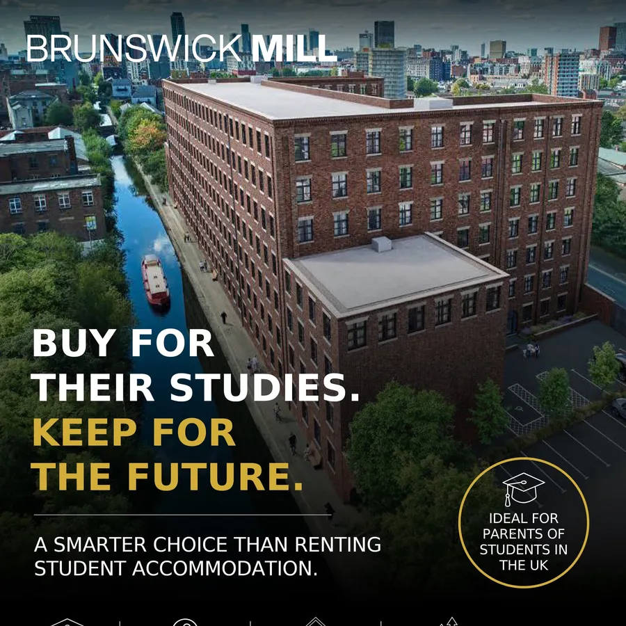 Brunswick Mill on Instagram — student property investment in Manchester